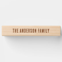 Modern Family Name With Funny Quote Grey Colour 