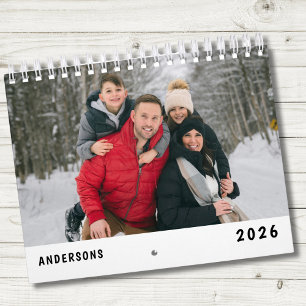 Modern Family Photo Calendar