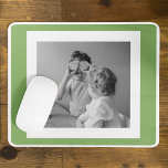 Modern  Family Photo Green Simple Lovely Gift Mouse Mat<br><div class="desc">Modern  Family Photo Green Simple Lovely Gift</div>