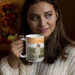 Modern Family Photo& Happy Thanksgiving Day Gift Coffee Mug<br><div class="desc">Modern Family Photo & Happy Thanksgiving
Best Gift For Your Friends And Family,  Personalised Thanksgiving Text With Autumn Colours.</div>