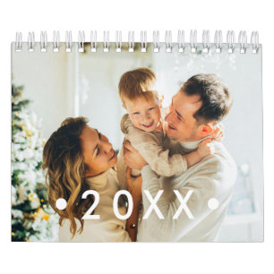 Modern Family Photo Holiday Gift Calendar