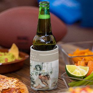 Modern Family Photo   Joyful Merry Blessed  Can Cooler