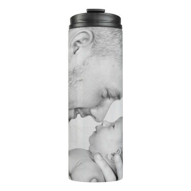 Modern Family Photo Keepsake Thermal Tumbler (Front)