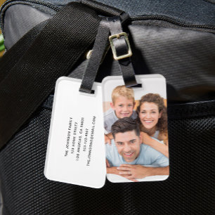 Modern Family Photo Luggage Tag