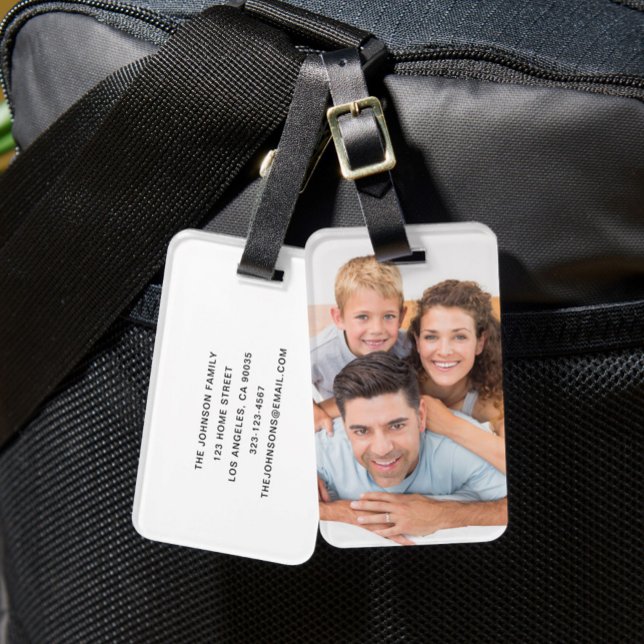 Modern Family Photo Luggage Tag (Modern Family Photo Luggage Tag)