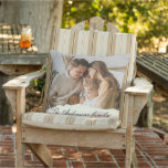 Modern Family Photo & Personalised Name Gift Cushion<br><div class="desc">Modern Family Photo & Personalised Name Gift</div>