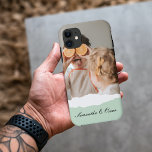 Modern Family Photo & Personalised Name Mint Gift iPhone 11 Case<br><div class="desc">Introducing the Modern Family Photo & Personalised Name Mint Gift! This unique and thoughtful gift is designed to celebrate and cherish your family's special moments.Give the gift of cherished memories and personalised sweetness with the Modern Family Photo & Personalised Name Mint Gift. It's a meaningful and delightful way to celebrate...</div>