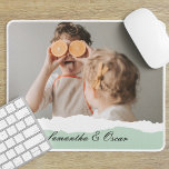 Modern Family Photo & Personalised Name Mint Gift Mouse Mat<br><div class="desc">Introducing the Modern Family Photo & Personalised Name Mint Gift! This unique and thoughtful gift is designed to celebrate and cherish your family's special moments.Give the gift of cherished memories and personalised sweetness with the Modern Family Photo & Personalised Name Mint Gift. It's a meaningful and delightful way to celebrate...</div>