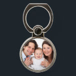 Modern Family Photo Phone Ring Stand<br><div class="desc">This family in 1 photo image where you can place it in this product is a great addition to this new invention to add to your smartphone case accessory. The best thing here also is that you can customise it by replacing the existing photo with your own photograph.</div>