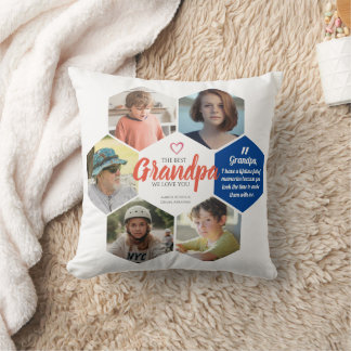 Modern Family Photo Quotation Pillow Throw