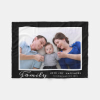 Modern Family Photo Template Script Words Custom