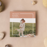 Modern Family Photo | Thankful Blessed Grateful