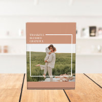 Modern Family Photo | Thankful Blessed Grateful