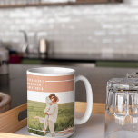 Modern Family Photo | Thankful Blessed Grateful  Coffee Mug<br><div class="desc">Modern Family Photo | Thankful Blessed Grateful</div>