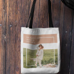 Modern Family Photo | Thankful Blessed Grateful Tote Bag<br><div class="desc">Modern Family Photo | Thankful Blessed Grateful</div>