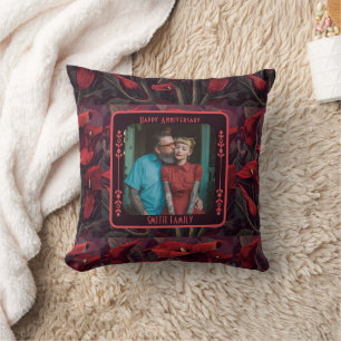Modern Family Photo Throw Pillow For Wife