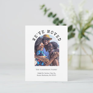 Modern Family Photo We've Moved New Address Postcard