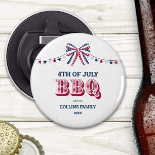 Modern Family Reunion BBQ 4th of July Summer Party Bottle Opener