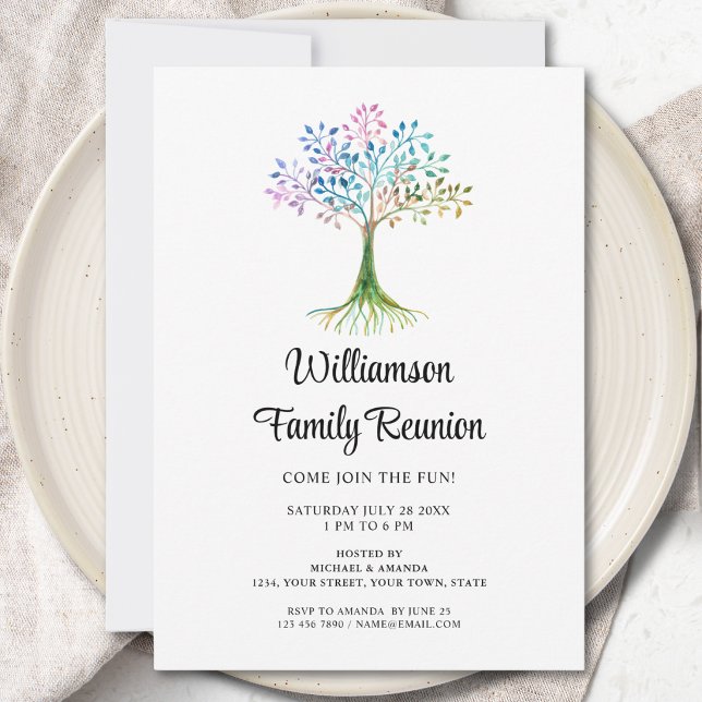 Modern Family Reunion Invitation (Creator Uploaded)