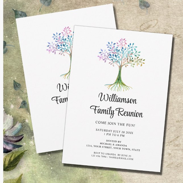 Modern Family Reunion Invitation (Creator Uploaded)