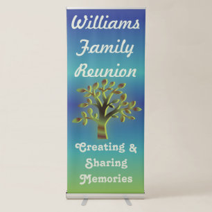 Modern Family Tree Reunion Banner