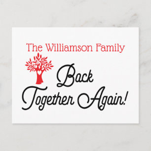 Modern Family Tree Reunion Invitation Postcard
