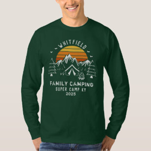 Modern Family Vacation Matching Camping T-Shirt