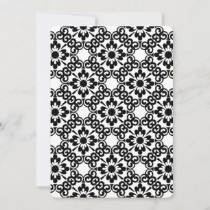 MODERN FARMHOUSE BLACK AND WHITE TILE INVITATION