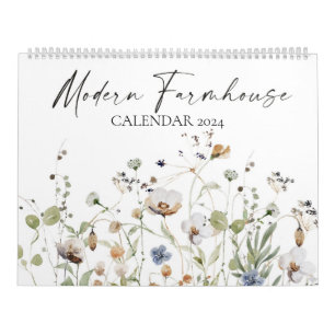 Modern Farmhouse Calendar 2024