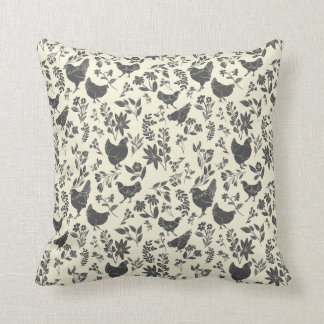 Modern Farmhouse Folk Art Style Print Cushion