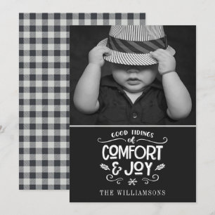 Modern Farmhouse  Photo on Charcoal Charcoal Xmas