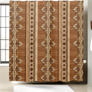 Modern Farmhouse Shower Curtains Style 2