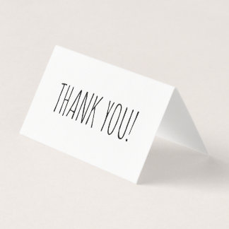 Modern Farmhouse Style Font Thank You