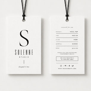 Modern Fashion Brand Price Tag