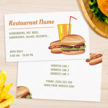 Modern Fast Food Restaurant Hamburger Diner Grill