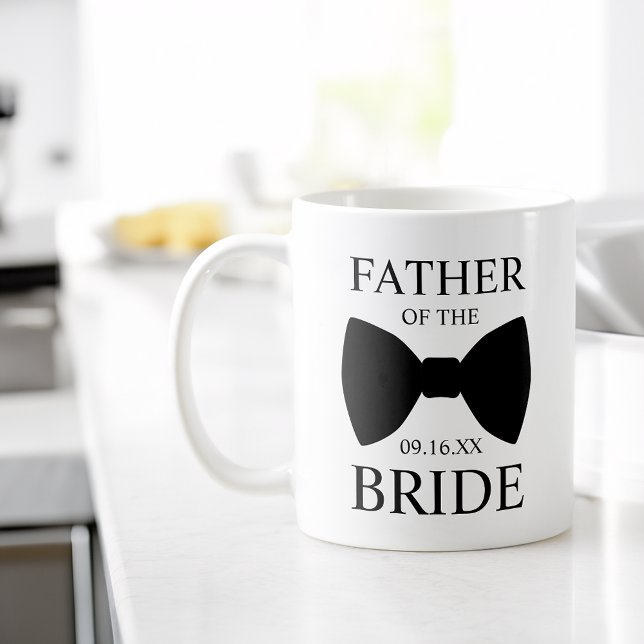 Modern Father of the Bride Bowtie Coffee Mug (Modern Father of the Bride Bowtie Coffee Mug)