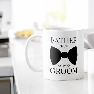 Modern Father of the Groom Bowtie Coffee Mug