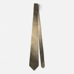 Modern Father's Day Wedding Gold Glitter Sparkles Tie