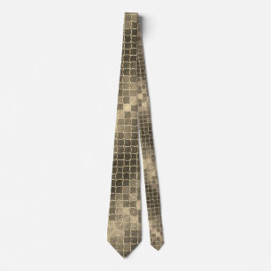 Modern Father's Day Wedding Gold Glitter Sparkles Tie