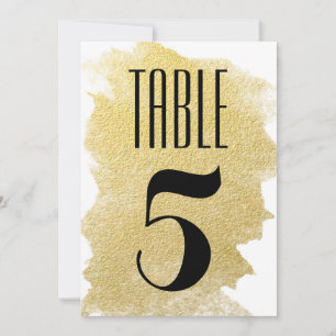 MODERN FAUX GOLD INVITATION