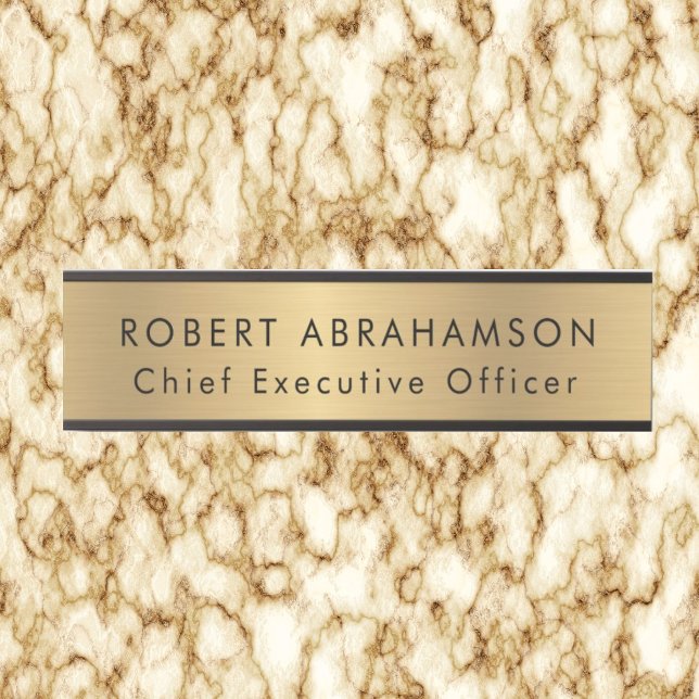Modern Faux Gold Office Door Signs Sign (Creator Uploaded)