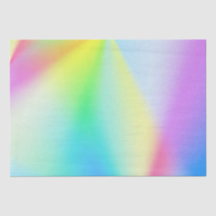 Modern faux iridescent pastel rainbow colours tissue paper