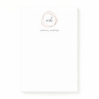 Modern Faux Rose Gold Abstract Logo