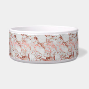 Modern faux rose gold glitter marble texture image