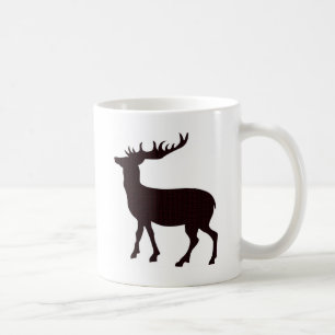 Modern feminine deer coffee mug