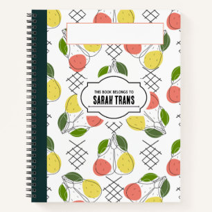 Modern Feminine Women Girls Composition Notebook