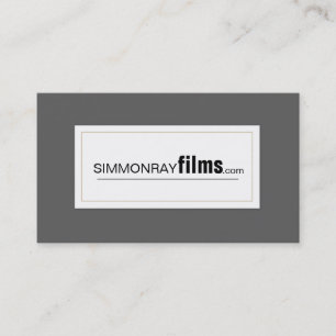 Modern Film Maker, Director Business Card