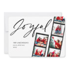 Modern film strip 5 Photo Joyful Christmas green