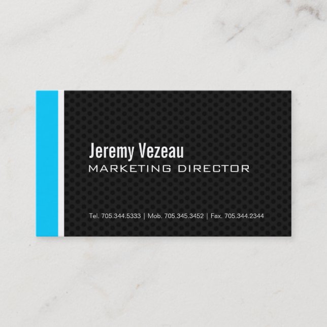 Modern Financial Planner Business Cards (Front)