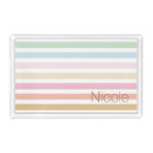 modern fine pastel colour monogram